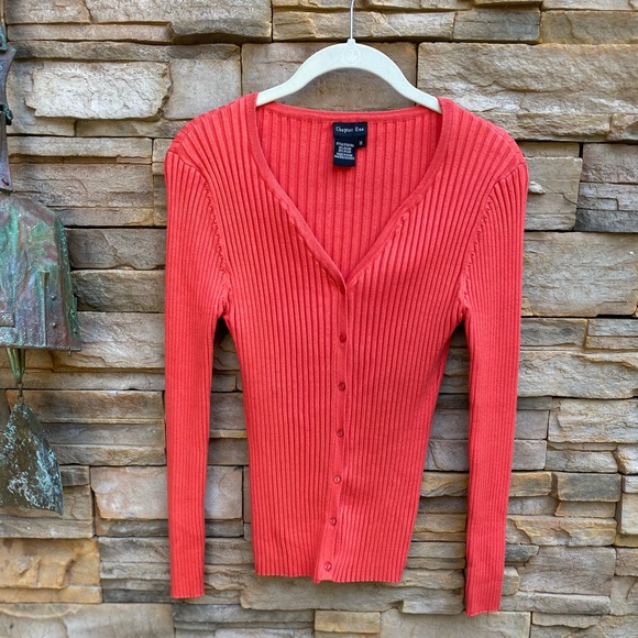 Cute Coral Cardigan - Picture 1 of 4